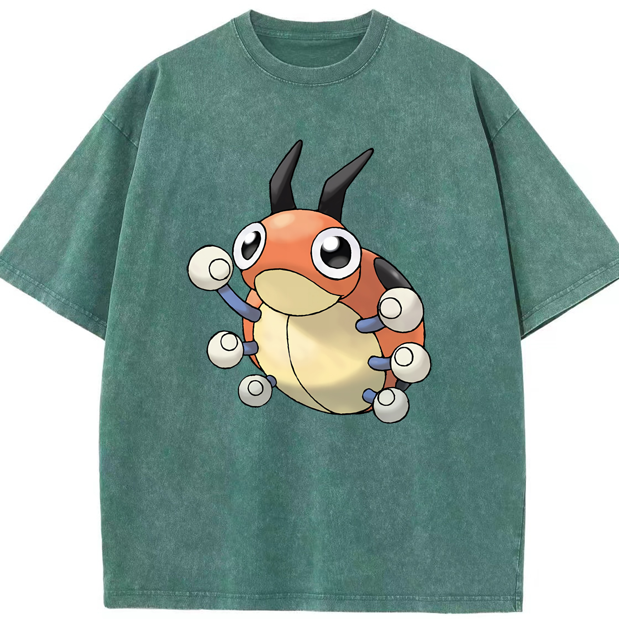 （画像用） ポケットモンスター Pokémon 綿100% ヴィンテージ風 半袖Tシャツ（フロントプリント）
